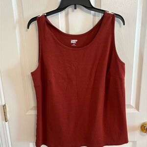 Lands' End Women's Deep Red Tank Top
